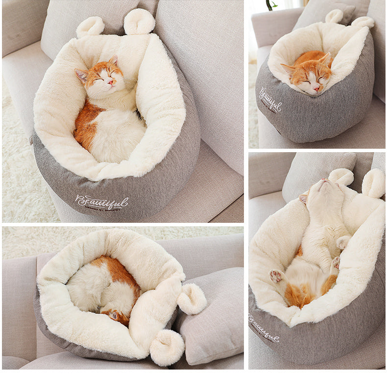 The Heritage Nook: Warming Pet Snuggle Bed