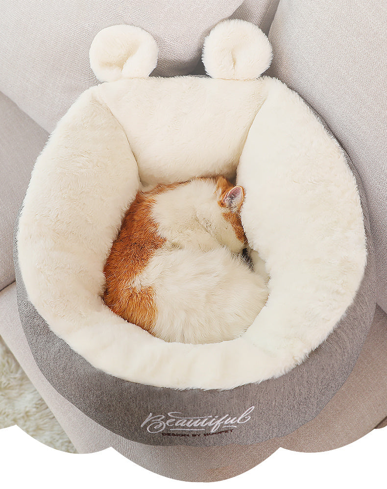 The Heritage Nook: Warming Pet Snuggle Bed
